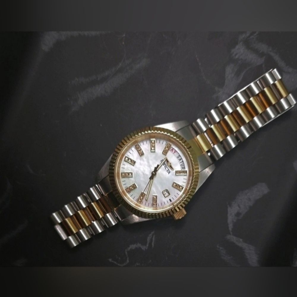 NEW Invicta Two Toned Diamond Watch